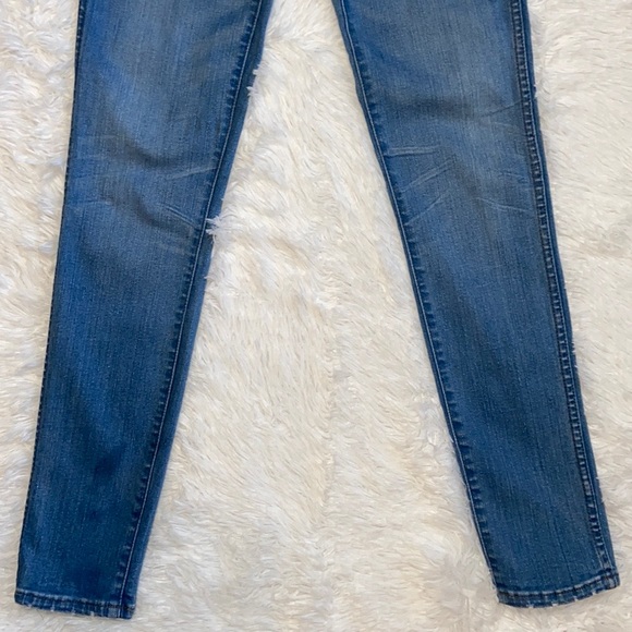 Madewell 10” High Rise Skinny Blue Jeans Size 24 - Picture 5 of 14